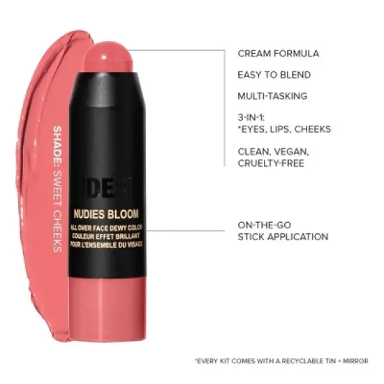 NUDESTIX Sweet Cheeks Mini Kit - 3ct - Ulta Beauty image {5}