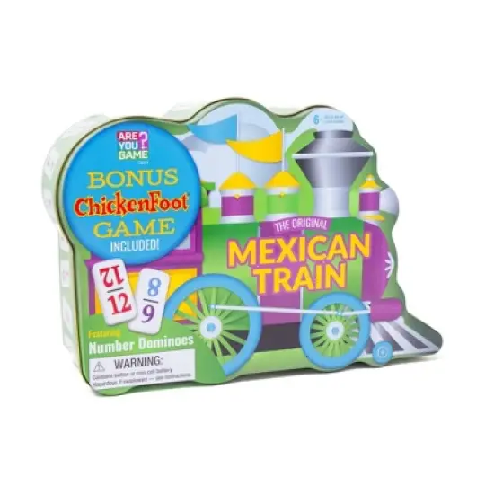 AreYouGame.com The Original Mexican Train Featuring Number Dominoes Board Game image {6}