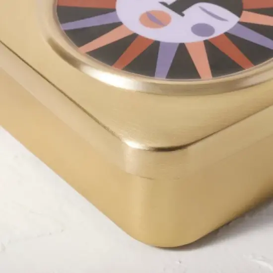Sun Decorative Box Gold - Opalhouse&trade; designed with Jungalow&trade; image {3}