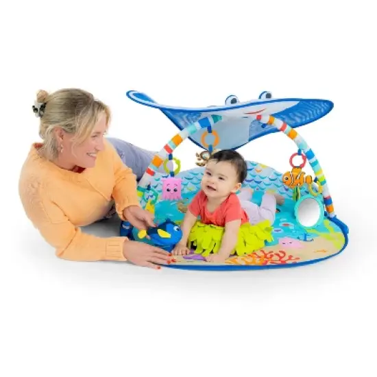 Disney Baby Finding Nemo Mr. Ray Ocean Lights & Music Activity Play Gym image {14}