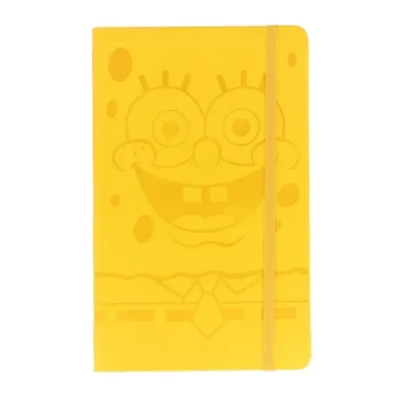 Inkology, LLC Nickelodeon SpongeBob SquarePants 80-Page Vegan Leather Notebook | 5 x 8 Inches image {9}