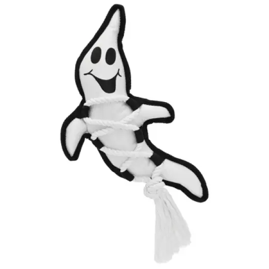 Multipet Halloween Ghost Cross Dog Interactive Plush Toy image {4}