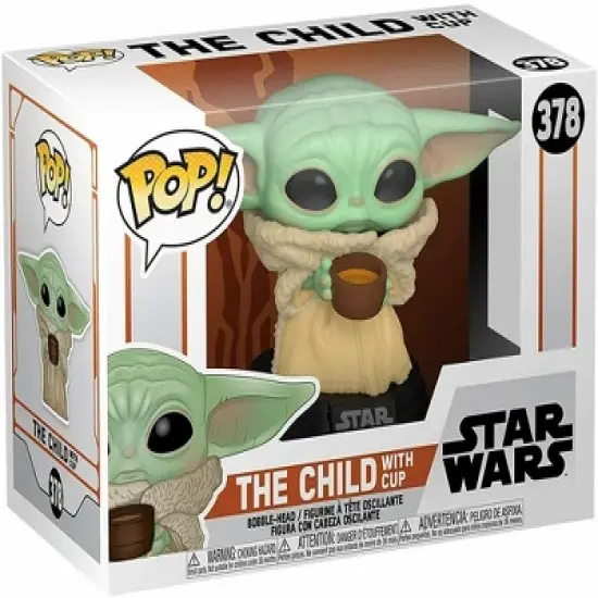 Funko Pop! Star Wars: The Mandalorian - The Child with Cup image {1}