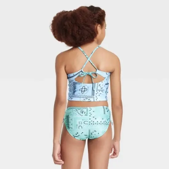 Girls' Bandana Midkini Set - art class&trade; Pink image {2}