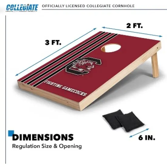 NCAA South Carolina Gamecocks 2'x3' Wood Cornhole Set image {5}
