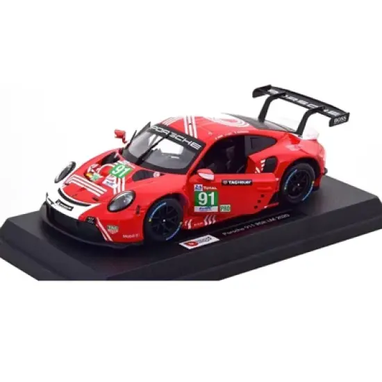 Porsche 911 RSR #91 Bruni - Lietz - Makowiecki "Porsche GT Team" 24 Hours of Le Mans (2020) 1/24 Diecast Model Car by Bburago image {1}