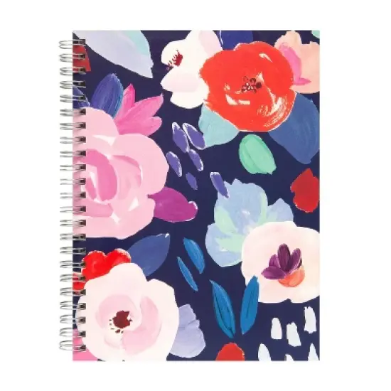 greenroom 80pg Ruled Notebook 5.875"x8" Floral (Designs May Vary): Spiral Soft Cover Journal, Multicolor, 6x8 Inches image {7}