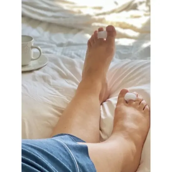 ZenToes Single Loop Toe Spacer for Bunion Pain Relief - 2pk image {10}