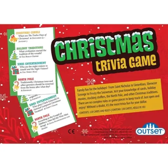 Outset Media Christmas Trivia Game image {2}