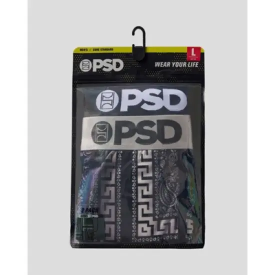 PSD Men's Bandana Print Boxer Briefs 2pk - Gray image {3}