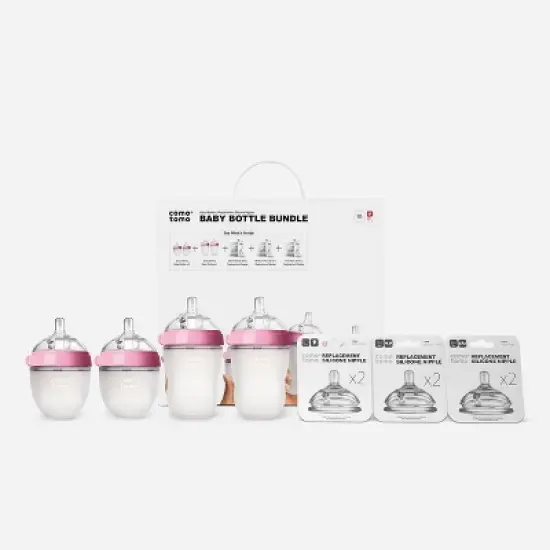 Comotomo Baby Bottle Gift Set image {3}