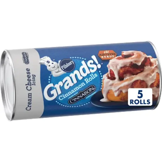 Pillsbury Grands! Cinnamon Rolls with Cream Cheese Icing - 17.5oz/5ct image {7}