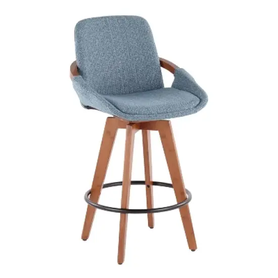 Cosmo Mid-Century Modern Modern Counter Height Barstool - LumiSource image {11}