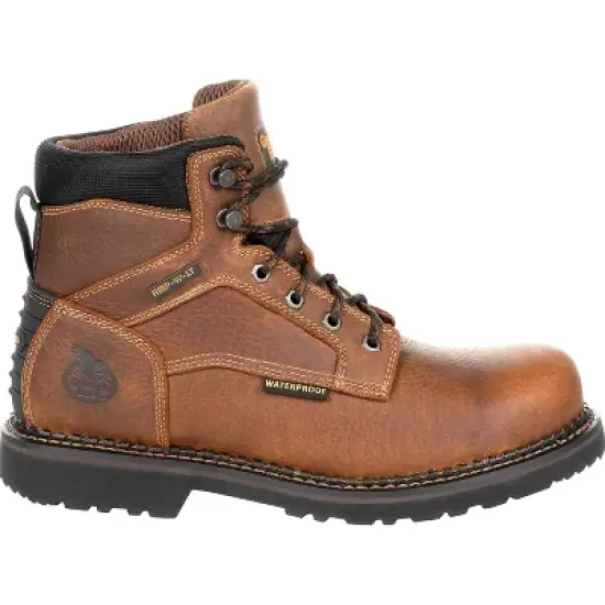 Men's Brown Georgia Giant Revamp Waterproof Work Boot Size 11.5(Wide) image {6}