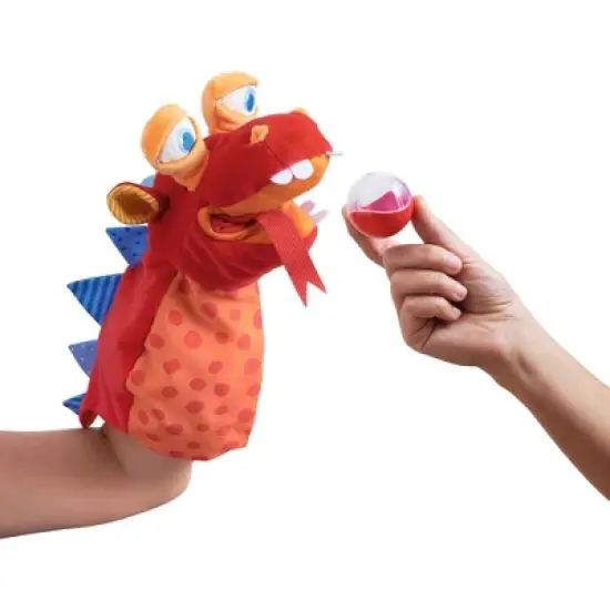 HABA Glove Puppet Eat-It-Up with Built in Belly Bag to Feed The Monster image {5}