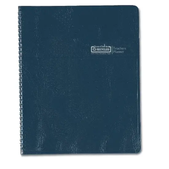 House of Doolittle Teachers Planner, Blue, 8-1/2" x 11", Pack of 2 image {2}