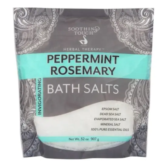 Soothing Touch Invigorating Peppermint Rosemary Bath Salts - 32 oz image {5}