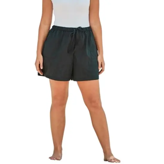 Swim 365 Women&rsquo;s Plus Size Taslon&reg; Cover Up Bottom with Elastic Waist image {3}