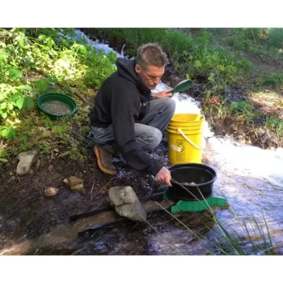 36" Gold Sluice Box w/ Stacking Classifier | Patented Sluice Box Gold Mining Kit image {4}
