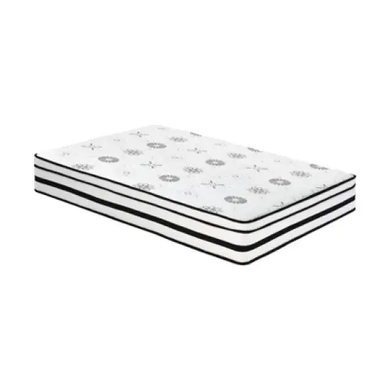 PAGED 12 Inch Mattress Luxury Comfort Hybrid Mattress with Highly Breathable Quilted Cover for Comfortable Sleep image {6}