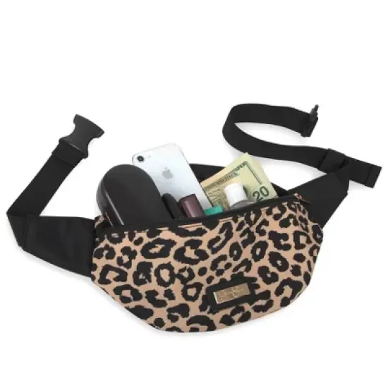 Jessica Simpson Quilted Backpack Diaper Bag with Fanny Pack - Black image {8}