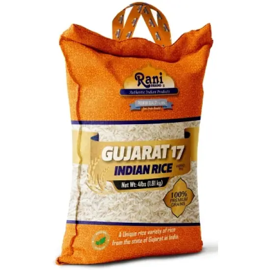 Gujarat 17 Indian Rice 64oz (4lbs) 1.81kg - Rani Brand Authentic Indian Products image {4}