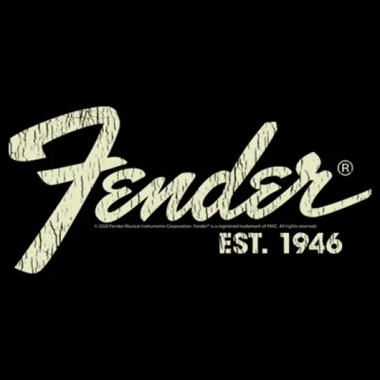 Men's Fender Distressed Logo T-Shirt image {1}