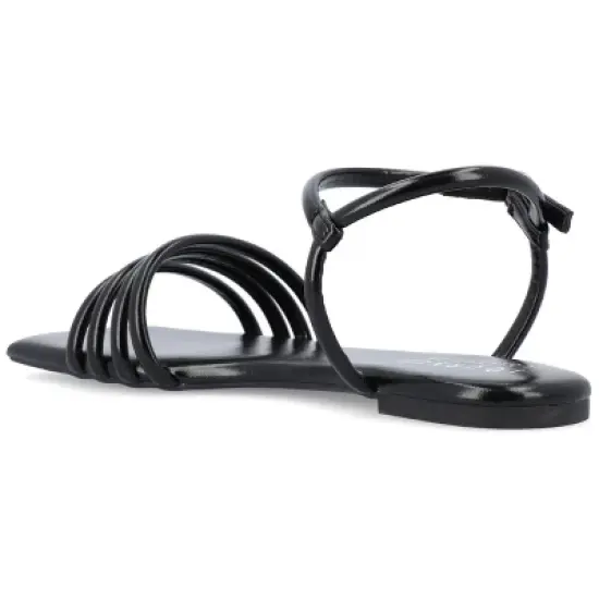 Journee Collection Womens Lyddea Tru Comfort Foam Buckle Multi Strap Sandal image {6}