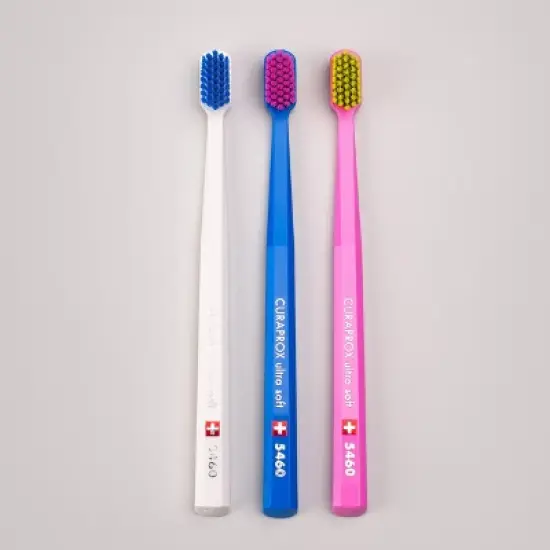 Curaprox CS 5460 Trio, Ultra Soft Toothbrush for Gentle and Effective Daily Care,  3-Pack image {1}