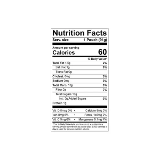 Once Upon a Farm Immunity Blend Fruit Pouches - 25.6oz/8ct image {2}