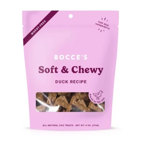 Bocce's Bakery Duck Basic Soft and Chewy Dog Treats - 6oz image {3}