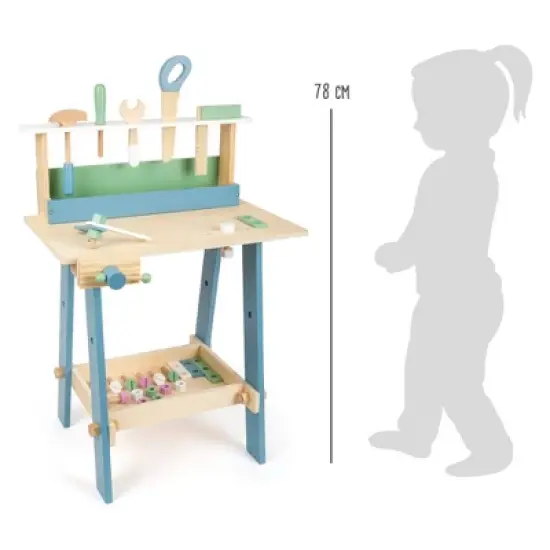 Small Foot Wooden Toys Premium Nordic Workbench image {5}