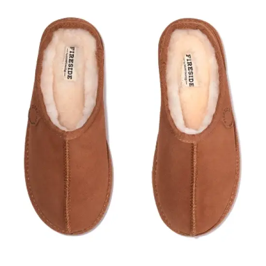 Fireside By Dearfoams Women's Greta Genuine Shearling Clog image {3}