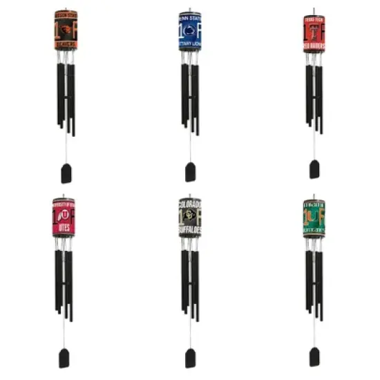 NCAA Wind Chime, #1 Fan with Team Logo - Maryland Terrapins image {1}