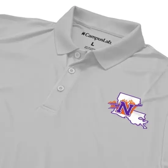 Men's Northwestern State University Adult Polo Left Chest Logo image {3}