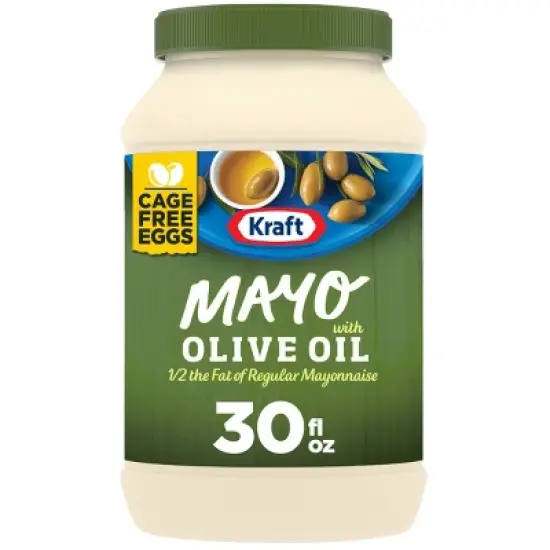 Kraft Reduced Fat Mayonnaise with Olive Oil - 30 fl oz image {9}