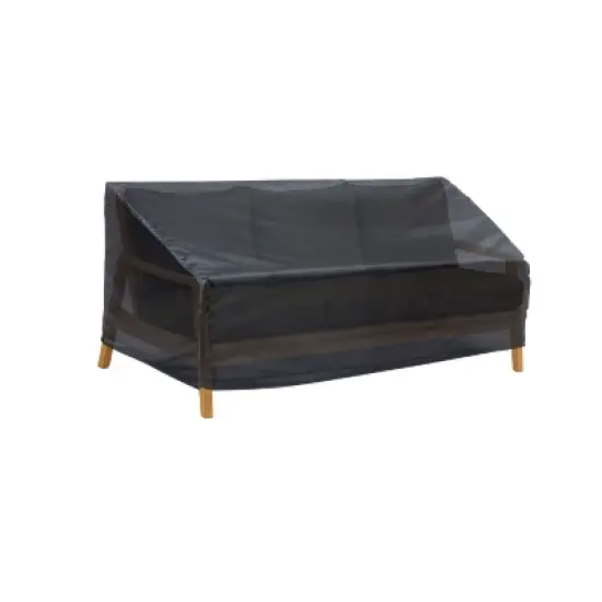 Summerset Shield Gold 2-Layer Polyester Fabric Outdoor Sofa Cover - Charcoal Grey image {1}