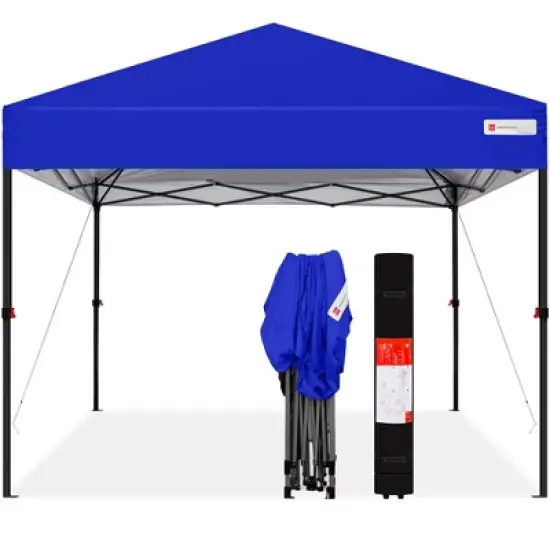 Best Choice Products 10x10ft Easy Setup Pop Up Canopy Instant Portable Tent w/ 1-Button Push, Carry Case image {15}