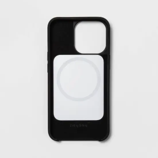 Apple iPhone 13 Pro with Magnetic Case - heyday&trade; Black: Lightweight Silicone Protective Cover image {2}