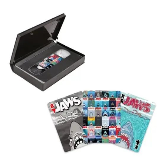NMR Distribution JAWS Posters Premium VHS Tape Playing Cards image {5}