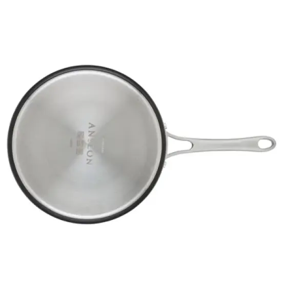 Anolon X Hybrid 3.5qt Nonstick Induction Saute Pan with Lid Super Dark Gray image {1}