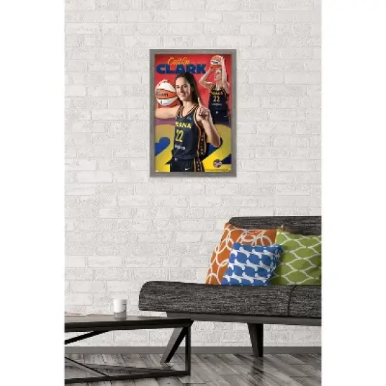 Trends International WNBA Indiana Fever - Caitlin Clark 24 Framed Wall Poster Prints image {1}