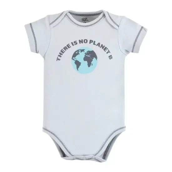 Touched by Nature Organic Cotton Bodysuits, Planet B image {6}