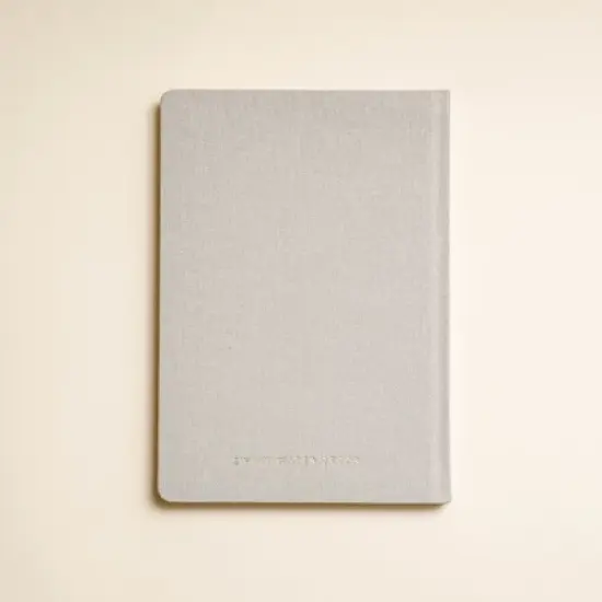 Sweet Water Decor Dream Strong Beautiful Brave Courageous, Tan and Gold Fabric Journal image {2}