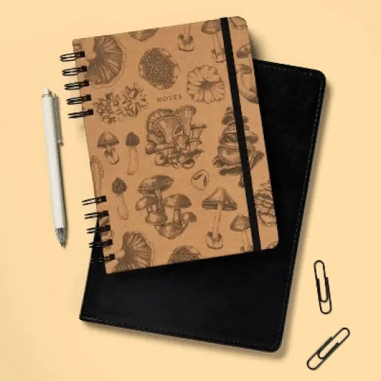 6"x8" Ez Grip Spiral Mushrooms Notebook - up&up&trade; image {1}
