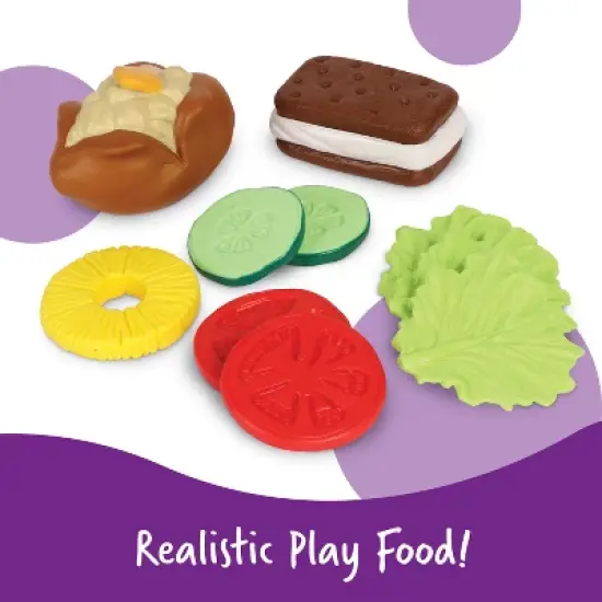 Learning Resouces New Sprouts - Play Dinner Basket, 18 Pieces, Ages 18 mos+ image {2}