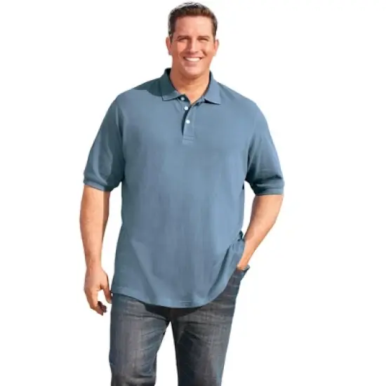 KingSize Men's Big & Tall Shrink-Less&trade; Piqu&eacute; Polo Shirt image {7}