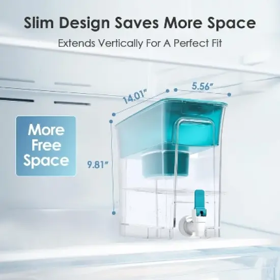 Waterdrop Slim Water Filter Dispenser (with 1 Filter) image {2}