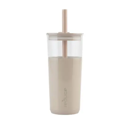 Reduce 20oz Aspen Vacuum Insulated Stainless Steel Glass Tumbler with Lid and Straw image {14}