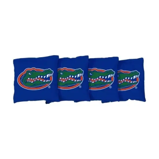 NCAA Florida Gators Corn-Filled Cornhole Bags Royal Blue - 4pk image {1}